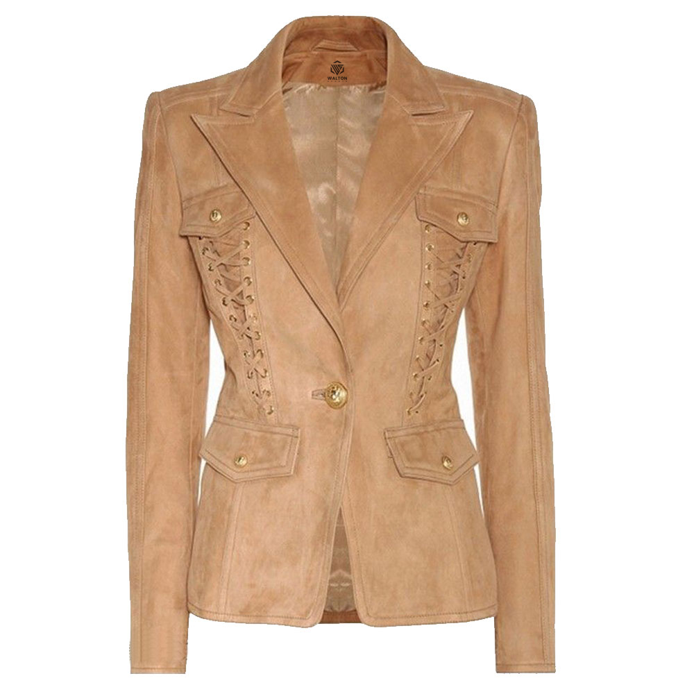 TE-LLC-0002 Leather Long Coats - Image 1