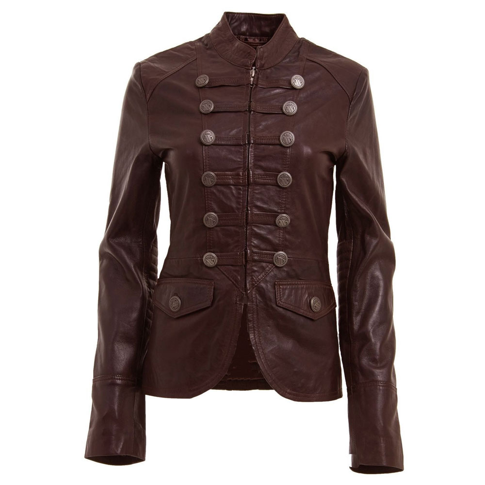 TE-LLC-0003 Leather Long Coats - Image 1