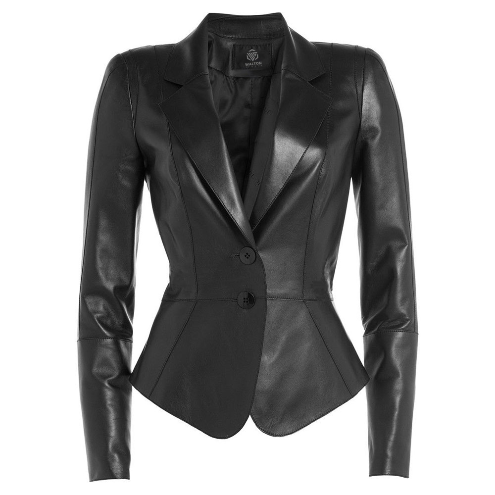 TE-LLC-0008 Leather Long Coats - Image 1